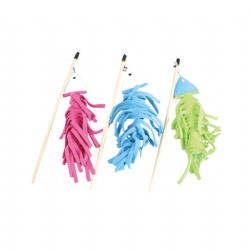 猫玩具逗猫棒毛绒小鱼逗猫棒